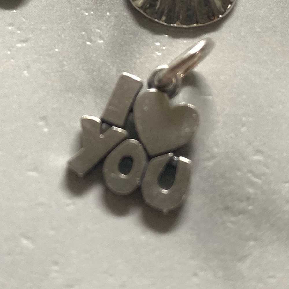 I love you charm